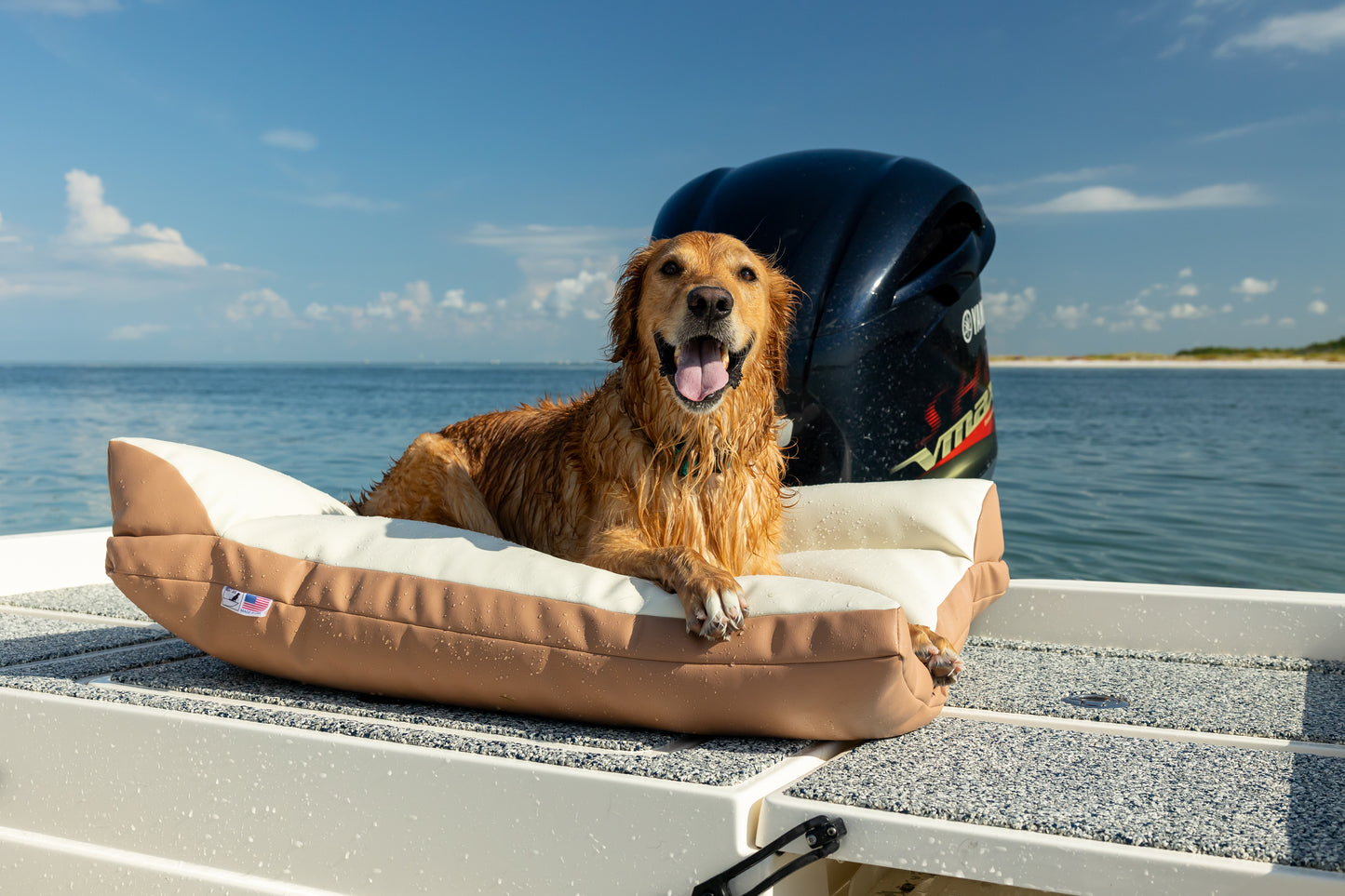Marine Dog Bed - Camel