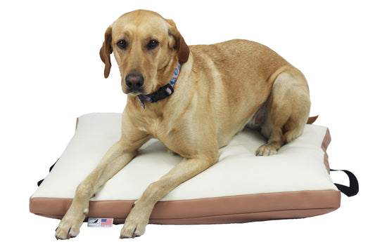 Marine Skiff Dog Bed - Camel