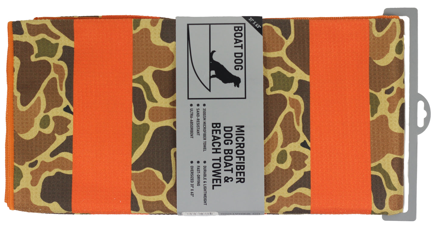 Canine Camo Dog Towel