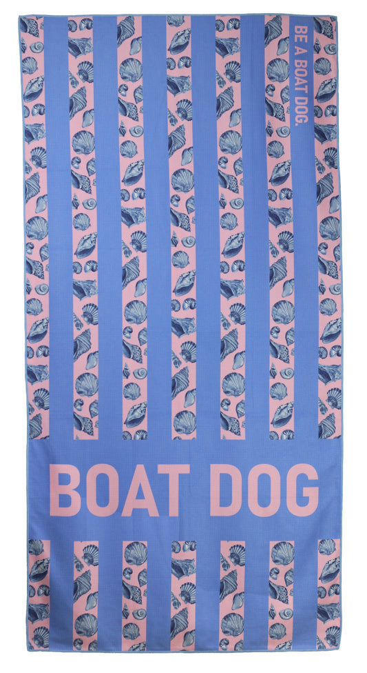 Shoreline Shells Dog Towel