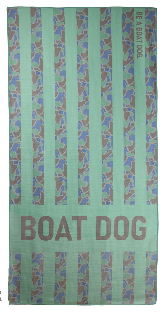 Water Camo Dog Towel